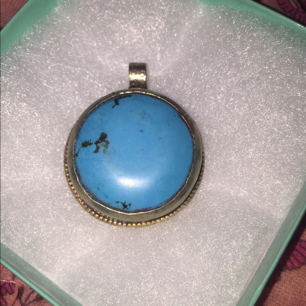 Large Turquoise Pendant